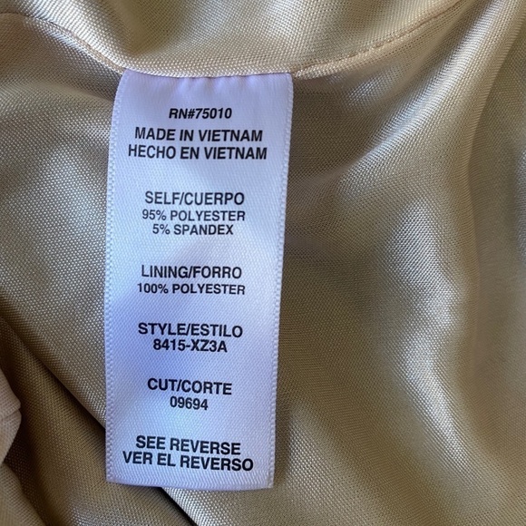 City Studios Womens Trendy Black Cold-Shoulder Spaghetti Straps Dress Jr. Size 7 - Picture 12 of 14